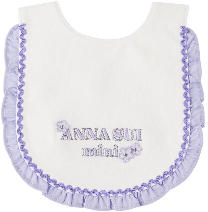 Photo: ANNA SUI MINI SSENSE Exclusive Baby White Bib