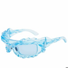Ottolinger Women's Twisted Sunglasses in Light Blue