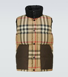 Burberry - Kenwick checked down vest