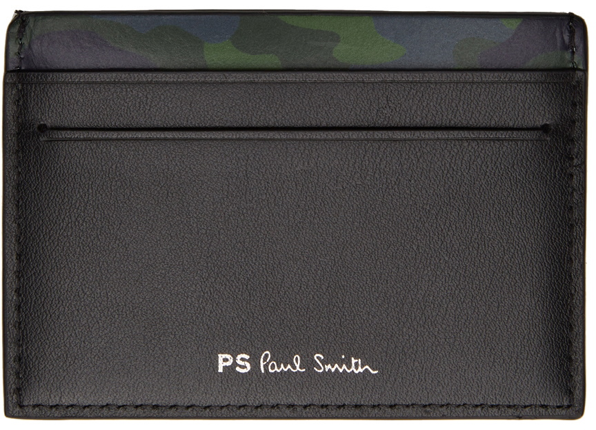 Photo: PS by Paul Smith Multicolor Camo Card Holder