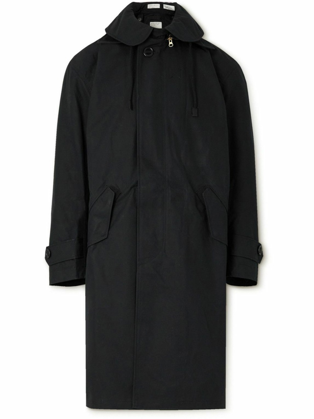 Photo: Applied Art Forms - Convertible Shearling-Lined Cotton-Blend Ventile Parka - Black