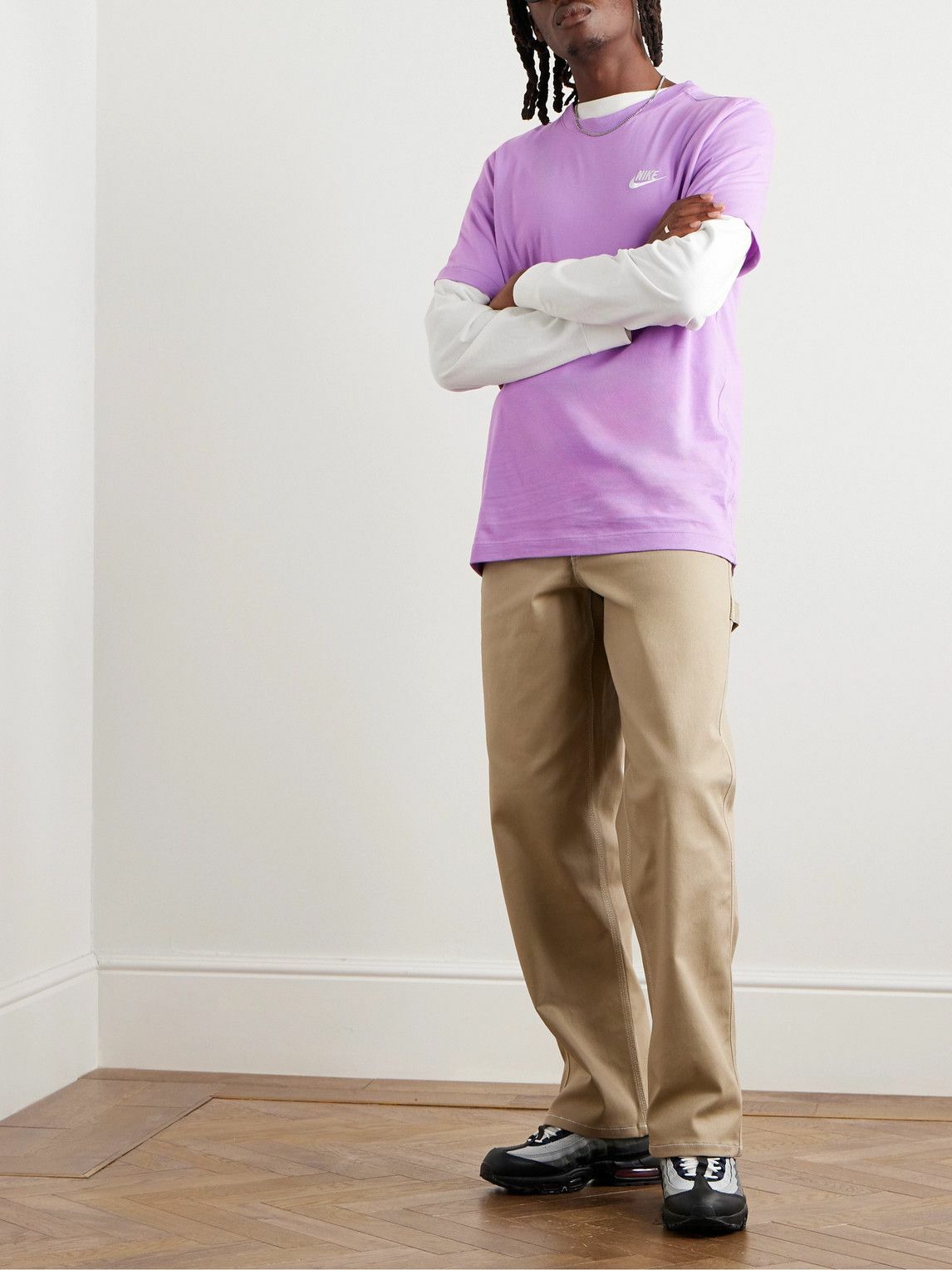 regency purple nike shirt