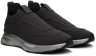ZEGNA Gray Slip-On Sneakers