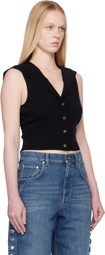 Stella McCartney Black Hooded Sweater Vest