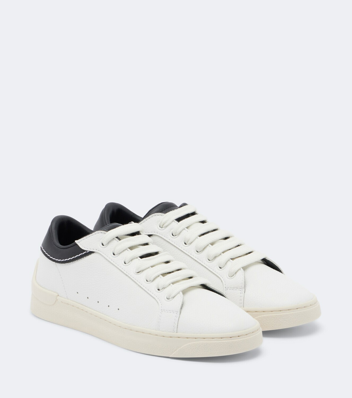 McQueen Axle leather sneakers