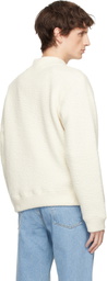 Casablanca Off-White Cashmere Sweater