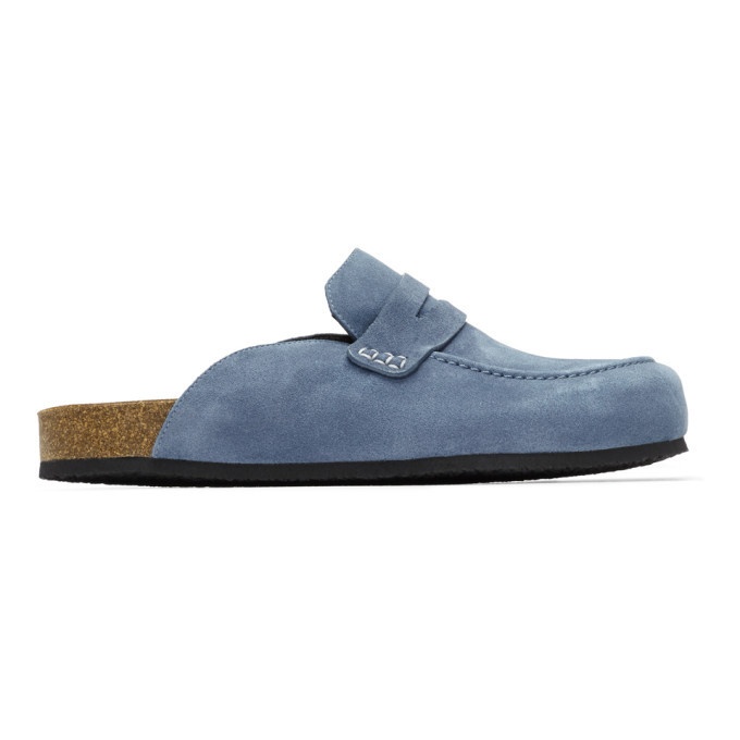 Photo: JW Anderson Blue Loafer Mules