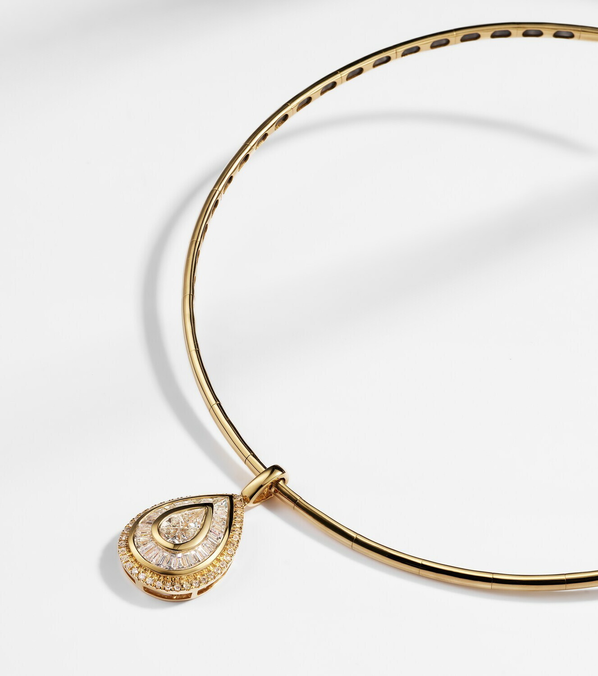 Shay Jewelry 18kt gold choker with diamonds