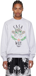 Casablanca Gray 'Casa Way' Sweatshirt