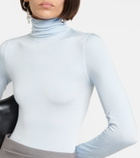 Wolford Turtleneck cotton-blend bodysuit