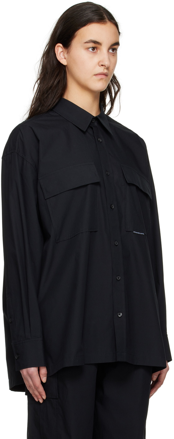 alexanderwang.t Black Oversized Shirt