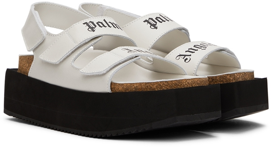 Palm Angels Off-White Platform Birck Sandals Palm Angels