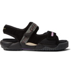 Off-White - Oddsy Suede and Rubber Sandals - Black