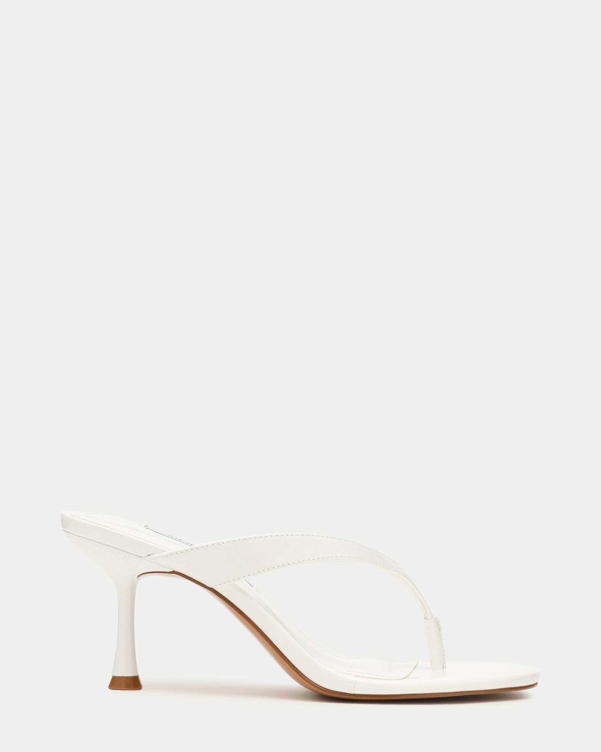 Steve Madden Faroh Heels in White Patent