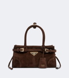 Prada Prada Bonnie Mini suede tote bag