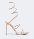 Rene Caovilla Cleo crystal-embellished satin sandals