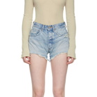 Moussy Vintage Blue Etna Denim Shorts