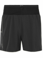 ON - Ultra Straight-Leg Stretch Recycled-Shell Shorts - Black