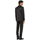 Dries Van Noten Black Satin Tuxedo