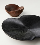 Zanat Kala Low walnut bowl by Monica Förster