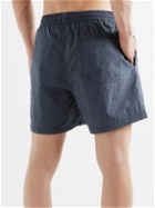 Nudie Jeans - Straight-Leg Mid-Length Recycled Swim Shorts - Blue