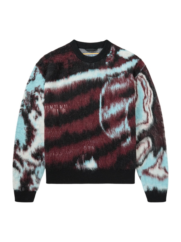 Photo: Aztech Mountain - Brushed Knitted Sweater - Burgundy