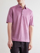 Zegna - Oasi Linen Polo Shirt - Pink