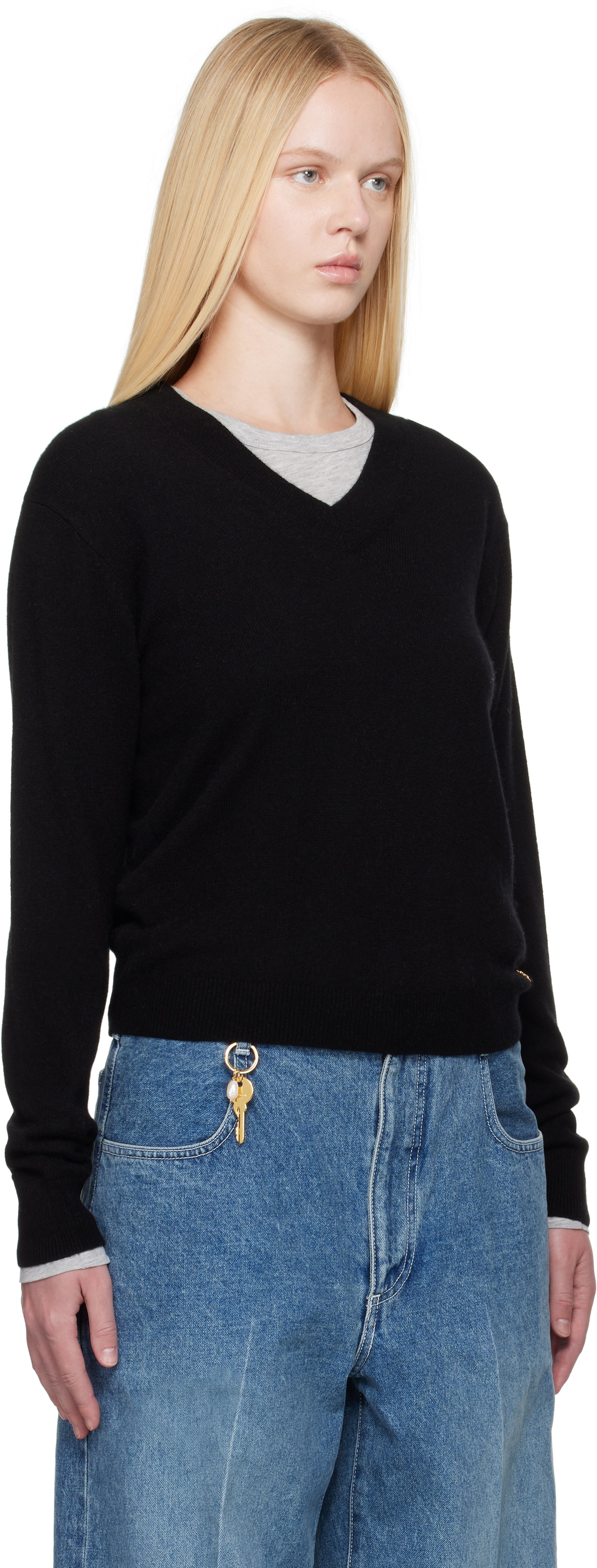 ÉTERNE Black Lennox Sweater