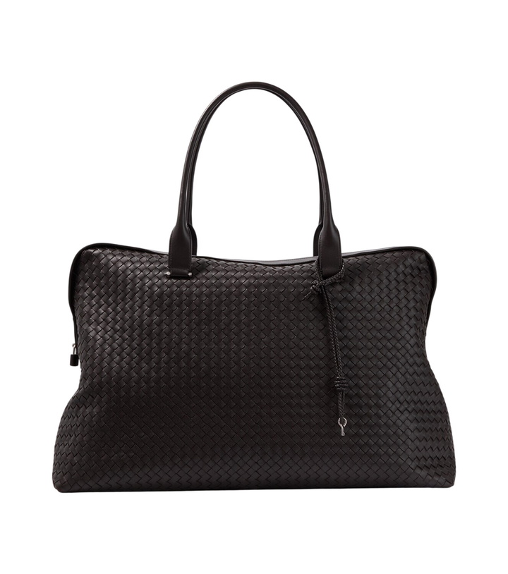 Photo: Bottega Veneta Vaporetto Large leather duffel bag