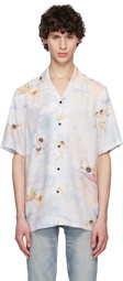 Ksubi Blue Dreamers Resort Shirt