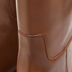Gia Borghini Women's Tubular Combat Boot in Chocolate