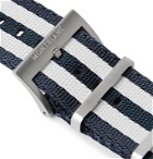 Montblanc - Summit 2 Striped Nylon Watch Strap - Blue
