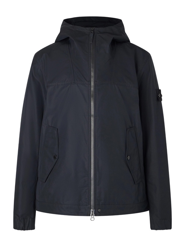Photo: Stone Island - STONE ISLAND GHOST Cotton Hooded Parka - Black