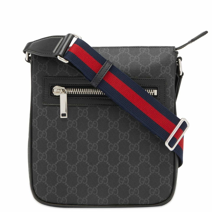 Photo: Gucci Men's GG Supreme Cross Body Bag in Black 