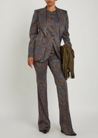 Etro Paisley-jacquard Woven Vest Multicoloured