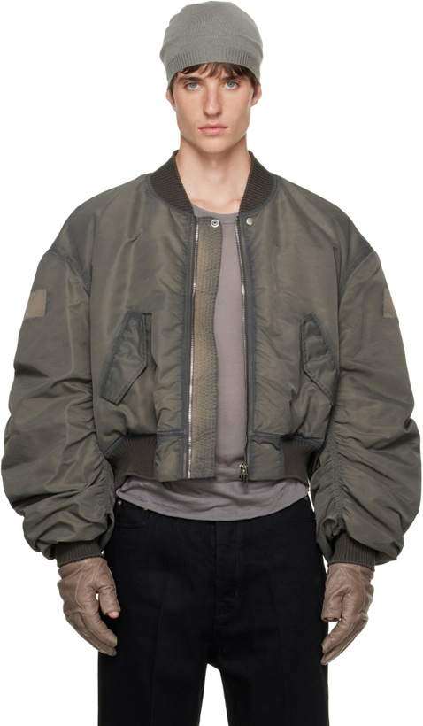 Photo: Rick Owens Gray Tower Secchia Flight Jacket