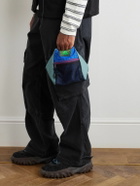 Brain Dead - Logo-Appliquéd Mesh-Trimmed Ripstop Pouch