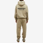Fear of God ESSENTIALS Men's Core Logo Fleece Hoodie in Desert Sand