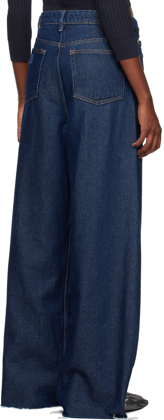 GANNI Indigo Wide-Leg Jeans GANNI