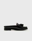 G H Bass EASY WEEJUN Tetra Tassel Slide Black Womens Casual Shoe