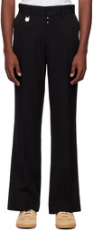 MM6 Maison Margiela Black Medallion Trousers