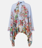 Etro Floral silk blouse