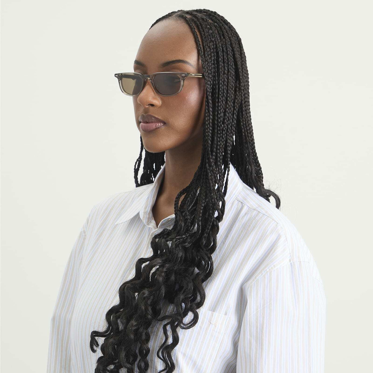 CHIMI Novis Sunglasses in Light Taupe/Brown 