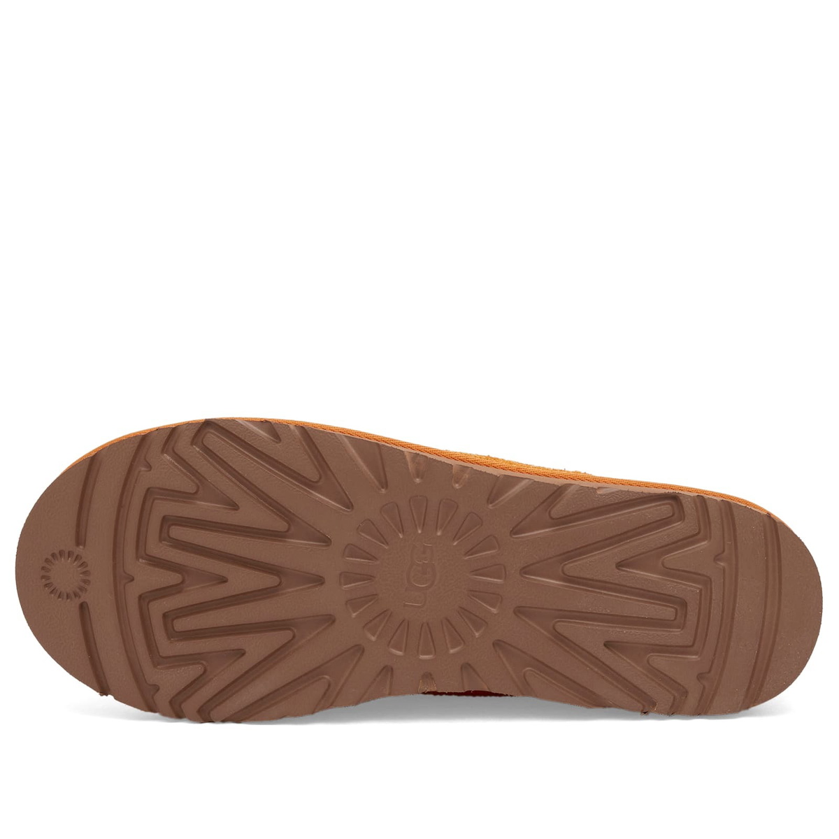 UGG Men's Shaggy Suede Tasman Slippers in Dark Apricot