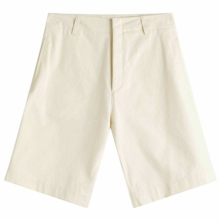 Photo: Jil Sander+ Men's Relaxed Fit Chinos in Eggshell