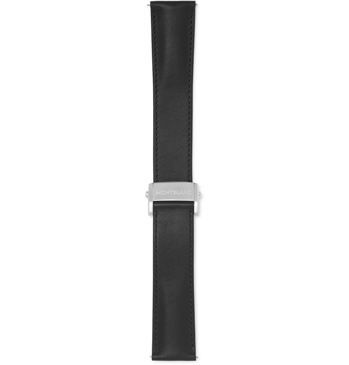 Photo: Montblanc - Summit Leather Watch Strap - Black