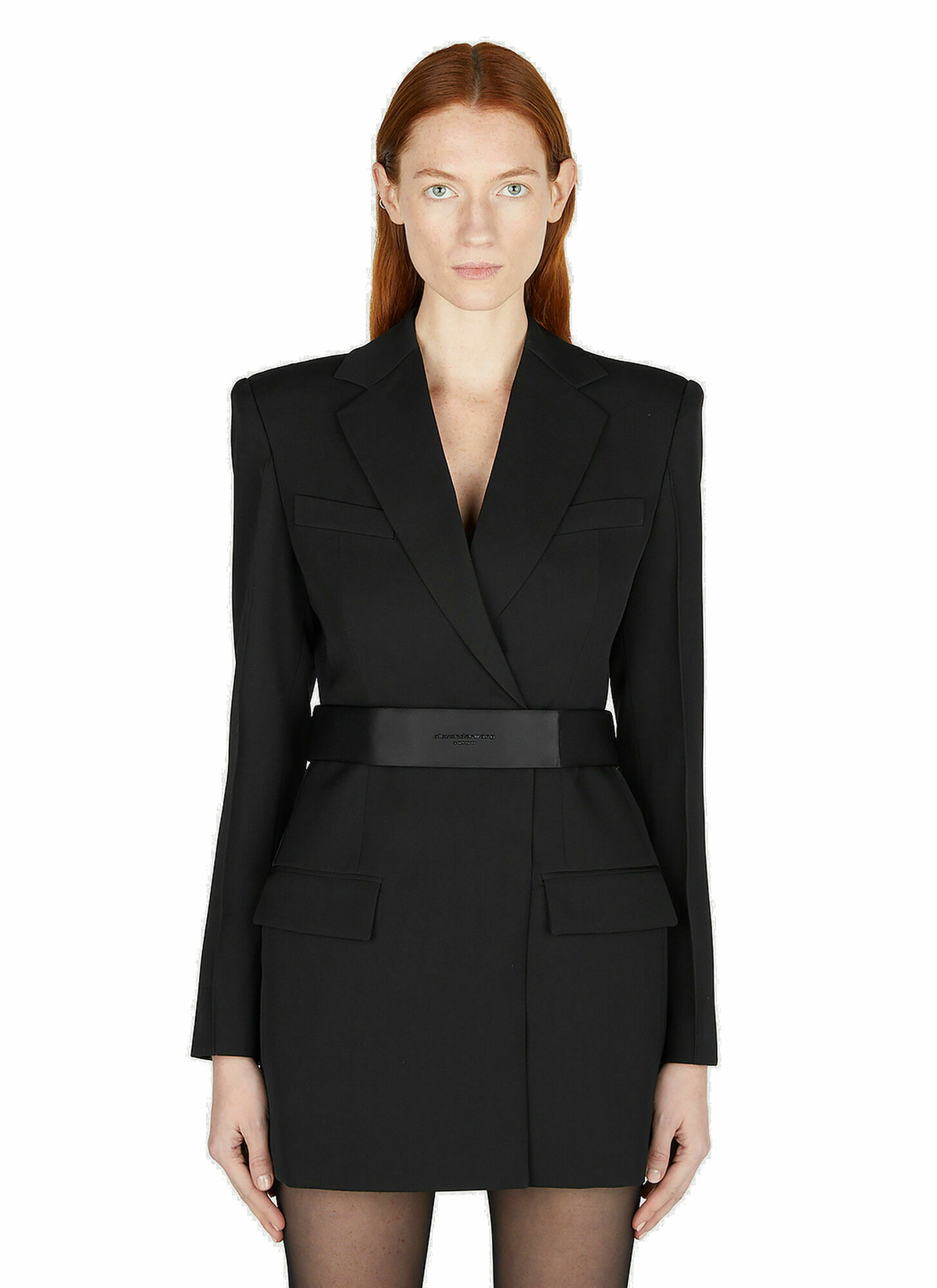 【関税&送料込】Alexander Wang Tailored Blazer BLAZER IN WOOL TAILORING in BLACK | alexanderwang®
