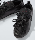 Simone Rocha Ballerina Grip leather sneakers