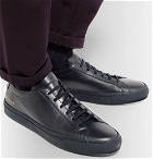 Common Projects - Original Achilles Leather Sneakers - Men - Navy