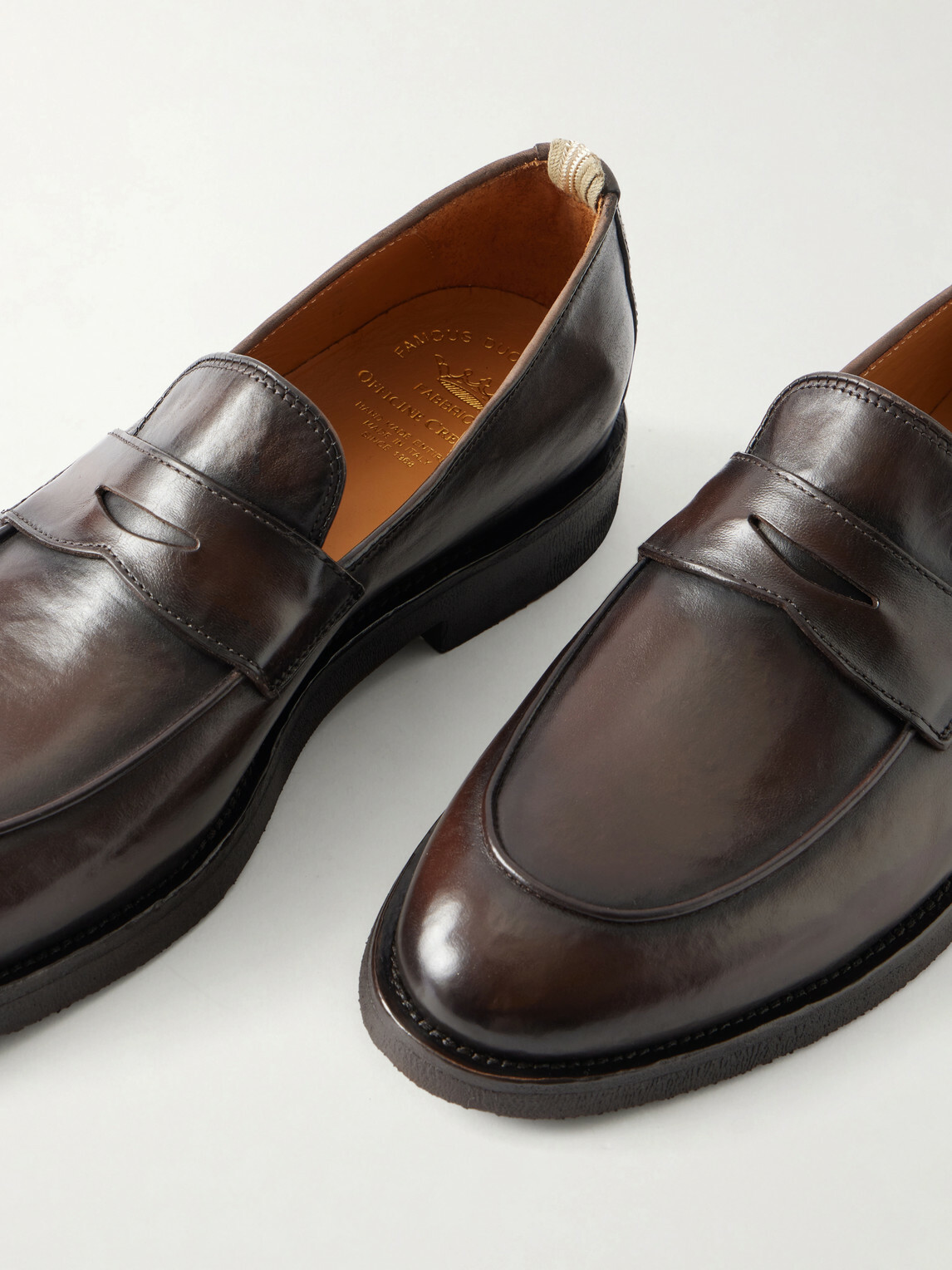 Officine Creative - Opera Flexi 101 Leather Loafers - Brown